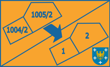 Przenumerowanie działek