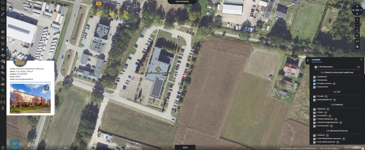 zrzut ekranu z aplikacji Obliview - Interesujące Miejsca