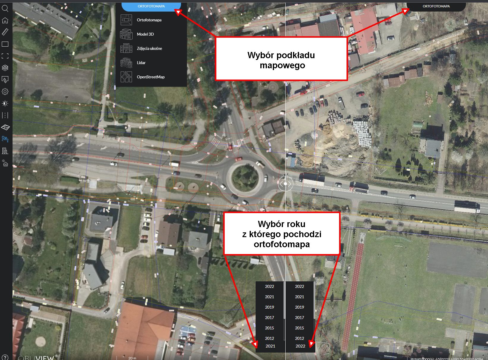 por&oacute;wnywarka - retromapy