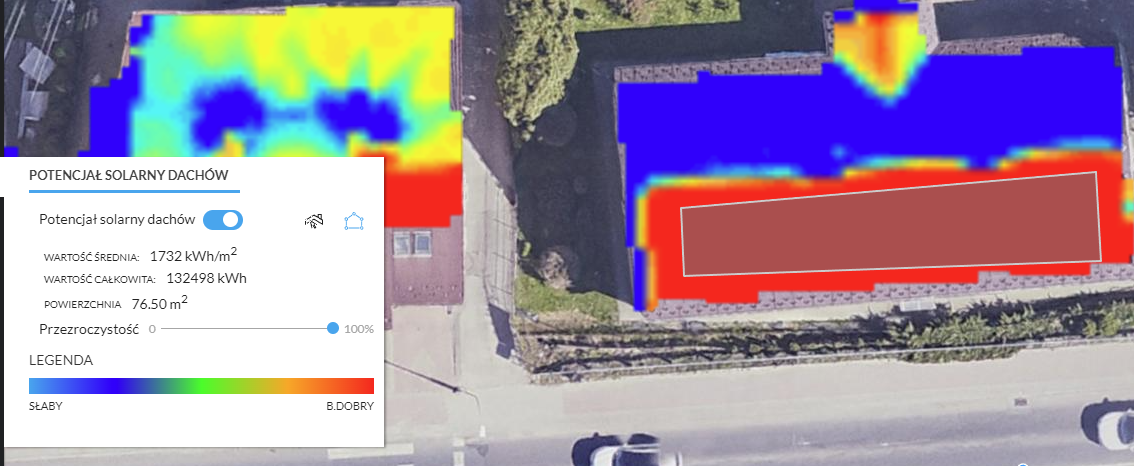 Potencjał Solarny Dach&oacute;w