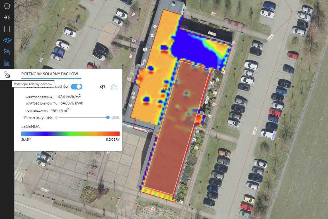 analiza solarna dach&oacute;w
